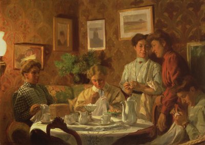 Le groupe de couture, 1909 - Nils Larson